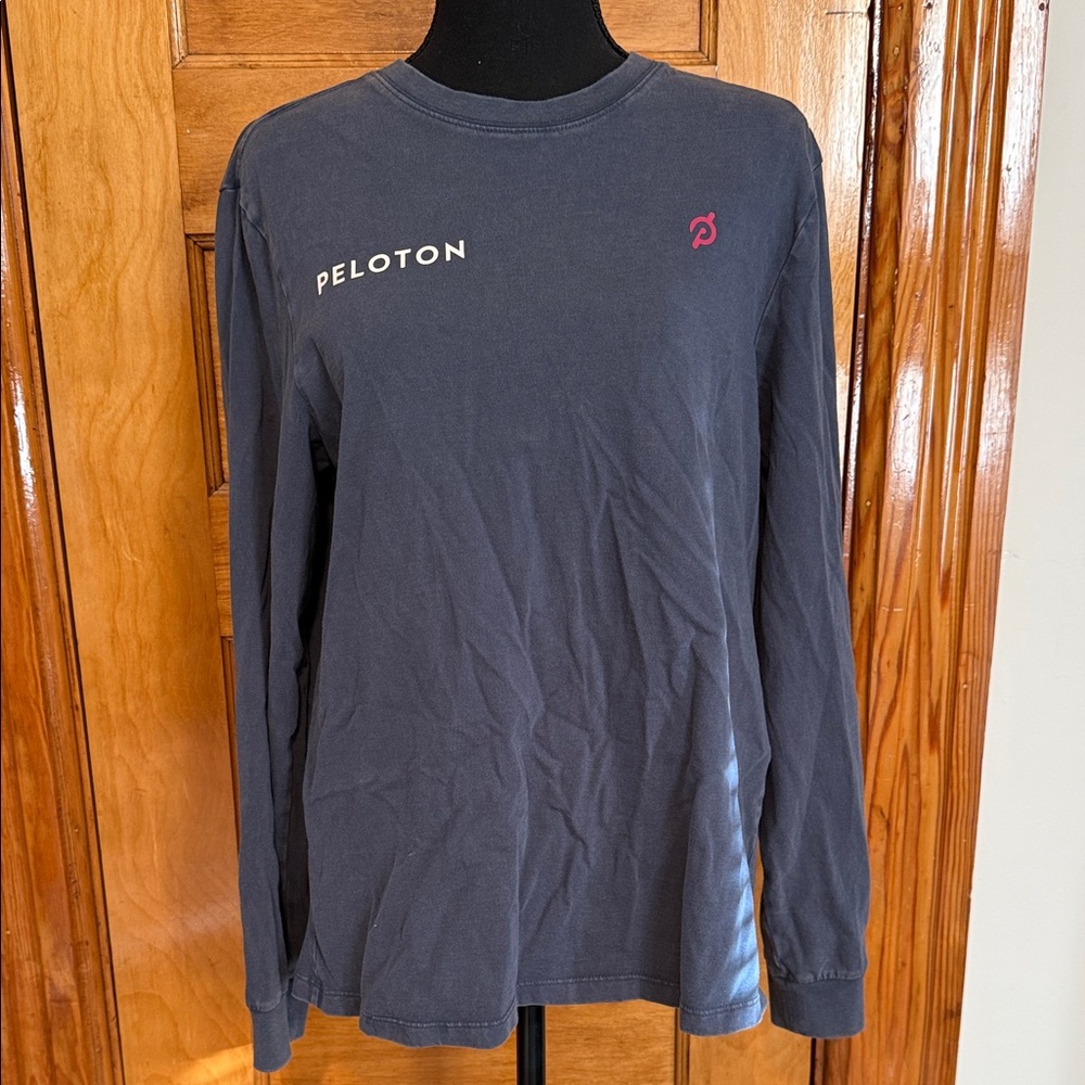 Peloton Dark Blue Long Sleeve Tee